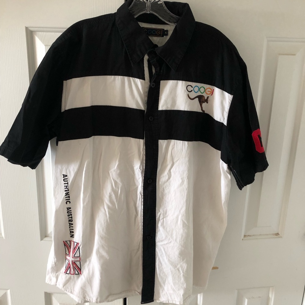 Coogi short sleeve button down